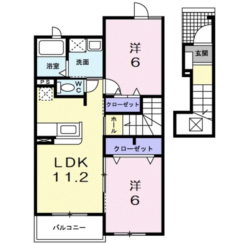 間取図 Ｈ＆Ｐ