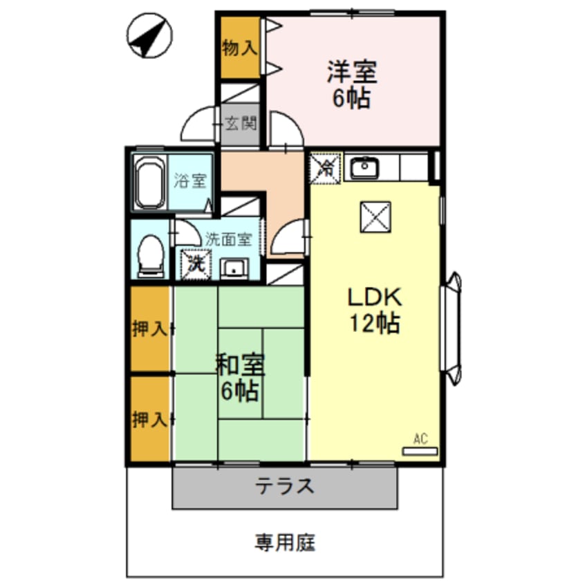 間取図 ロイヤルシャトー　C棟