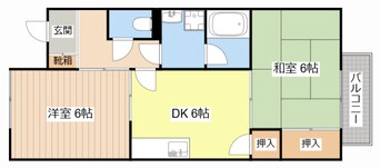 間取図 フラワーコーポSAE