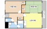 ＳＫマンション２１ 2LDKの間取り