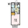 パリオ菅沼　Ｂ棟 1Kの間取り
