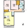 Empereur (アンプルール) 2LDKの間取り