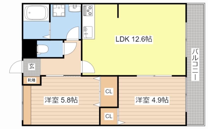 間取図 オーエス・アコールデ