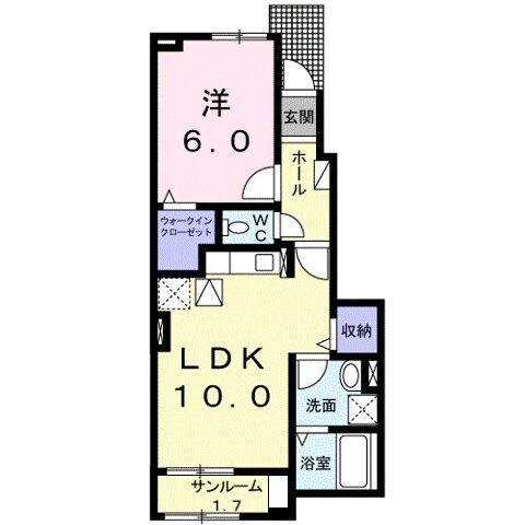間取り図 グラス　トゥリーズⅡ