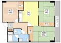 西谷第5ハイツの間取図