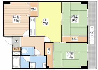 間取図 西谷第5ハイツ