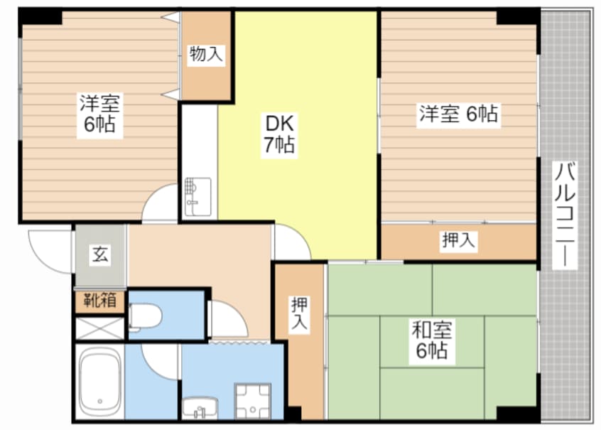 間取図 西谷第5ハイツ