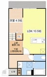 ベルリードヴィータ 1LDKの間取り
