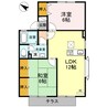 ロイヤルシャトー　E棟 2LDKの間取り