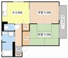 アプリコット　Ｃ棟 2Kの間取り