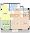 レナジア近江八幡 3DKの間取り