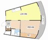レドンダカサ玉川 1LDKの間取り