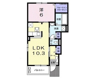 間取図 カルム・メゾン