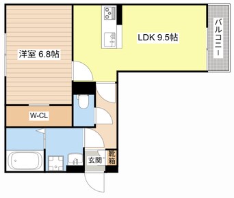 間取図 シャーロット石橋駅前