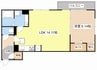 LA・VILLA五箇荘 1LDKの間取り