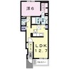ルピコン　中小森 1LDKの間取り