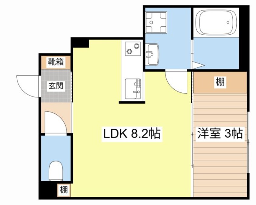 間取図 AS+ヘリオドール