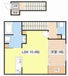AS+ヘリオドール 1LDKの間取り