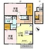 アムールさわ 2LDKの間取り