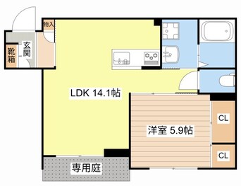 間取図 オリュゾン