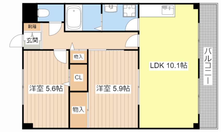 間取図 スーリールⅠ番館