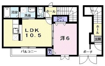 間取図 アン　ソレイエ　Ⅱ