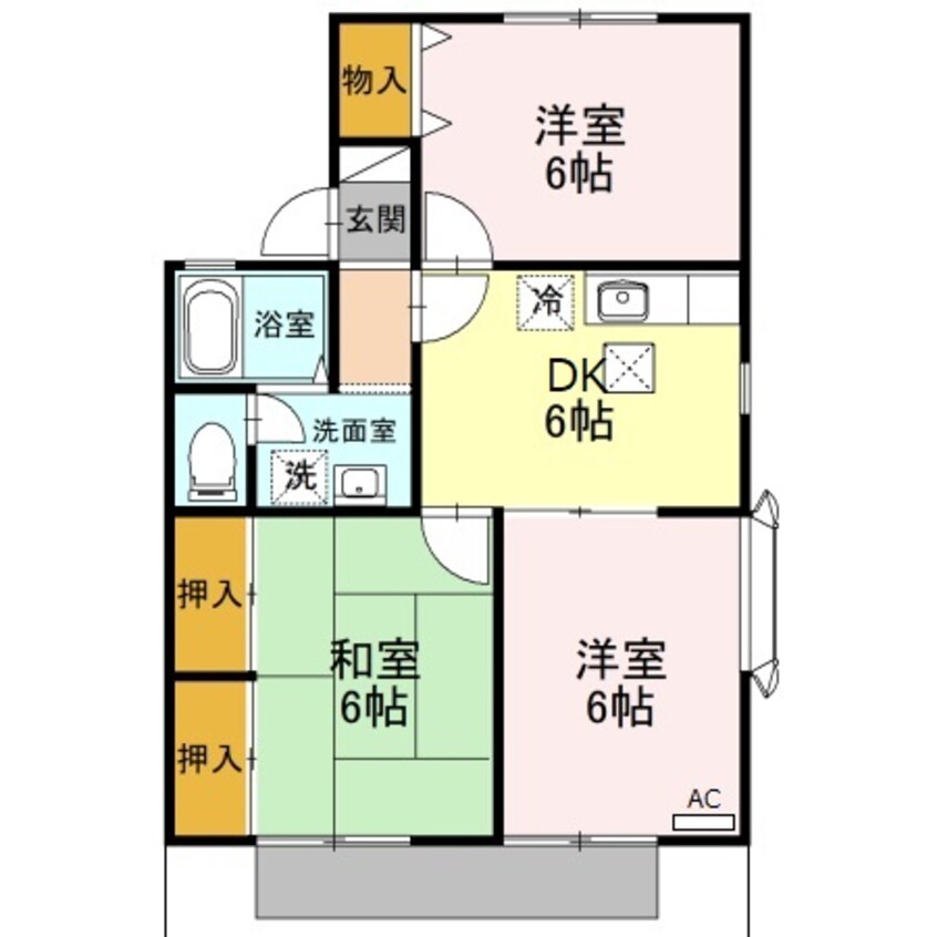 間取図 ロイヤルシャトー　H棟