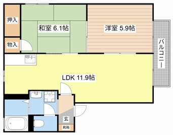 間取図 ひまわりハイツ