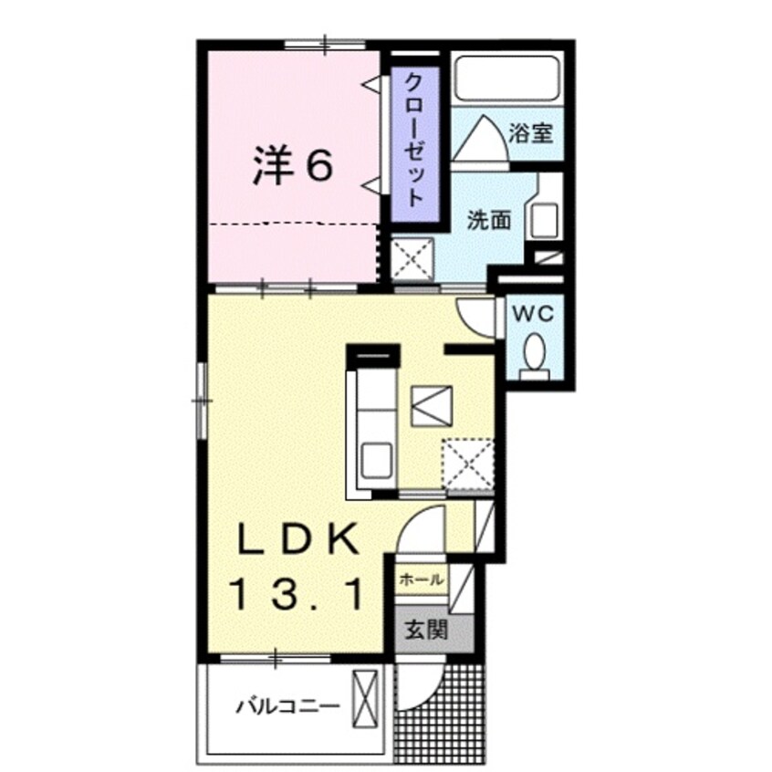 間取図 ウェストフィールド