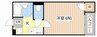ハイツ宮野裏 1Kの間取り