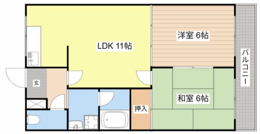 間取図 コーポTANAKA