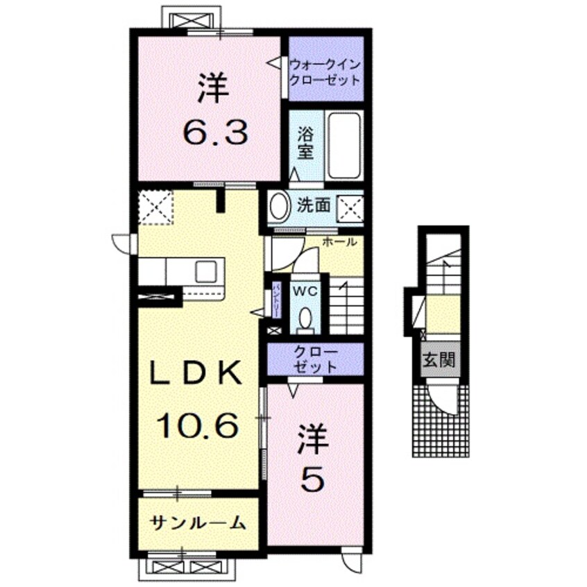 間取図 レモングラス