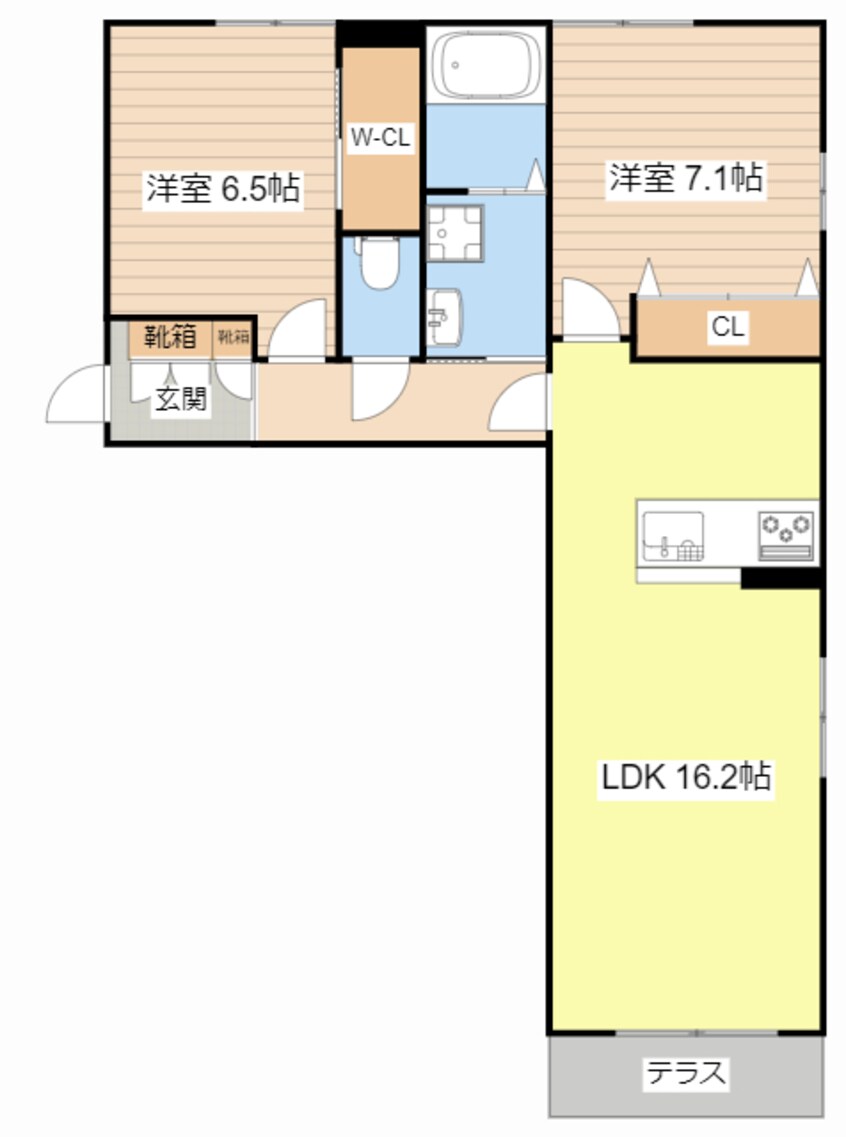 間取図 ボヌール　ヴィラージェ