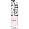 ルピナス　イースト 1Kの間取り
