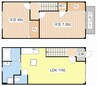 ティアラハイツ 2LDKの間取り