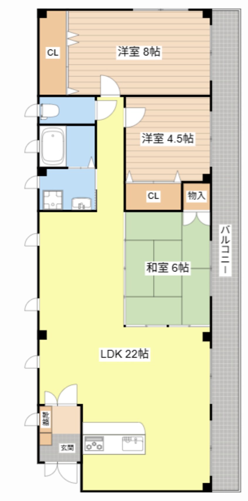 間取図 小泉ファインハイツ2