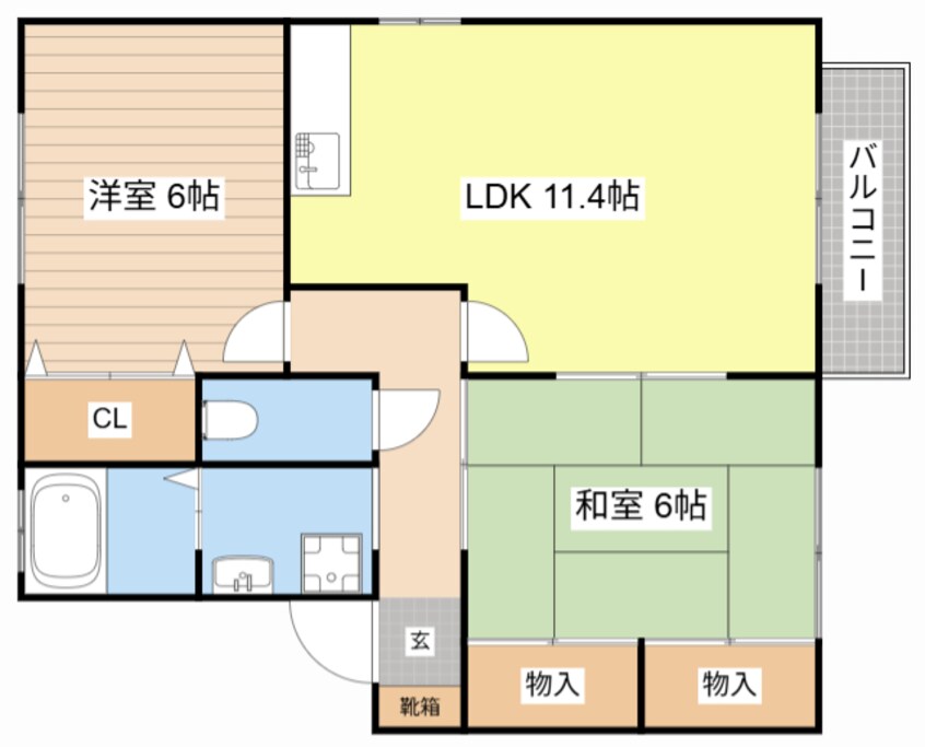 間取図 サニースカイ