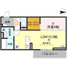 D-ROOM山上 1LDKの間取り