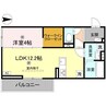 D-ROOM山上 1LDKの間取り