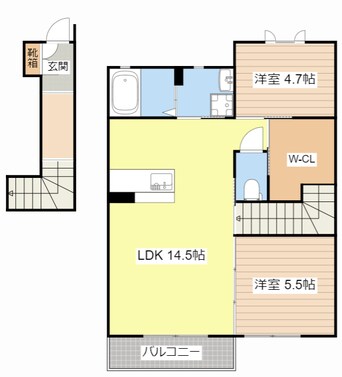 間取図 ＭＡＳＴ　ＣＯＵＲＴ　神照