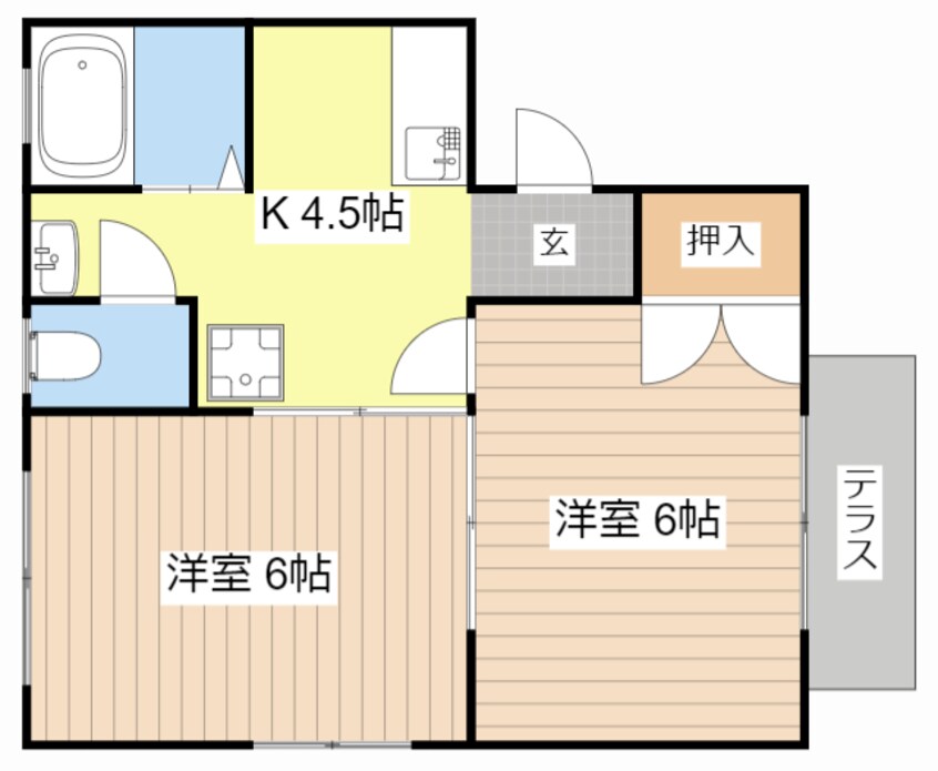 間取図 ファミールハイツ