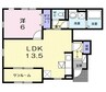 ビアンキ　チェレステ 1LDKの間取り