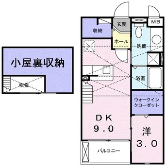 間取図 サンルーラルＢ