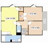 シャトレー 2LDKの間取り