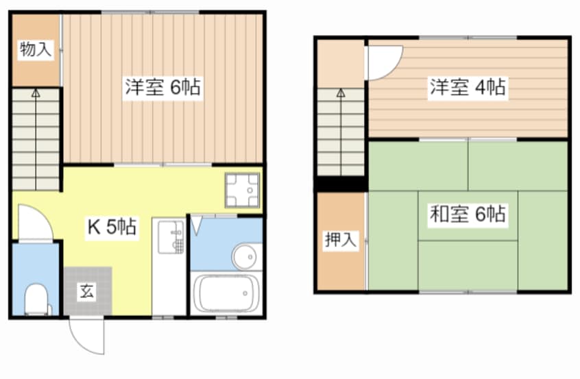 間取図 松金住宅