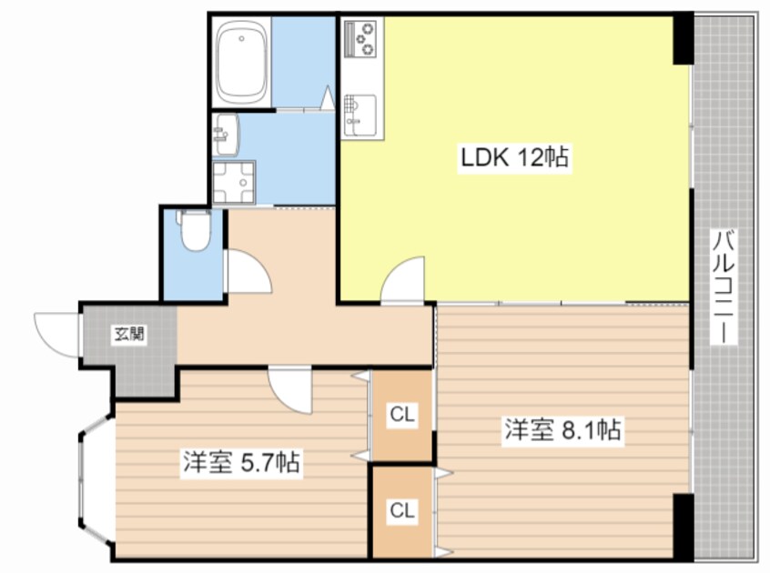 間取図 キングパレス東陽