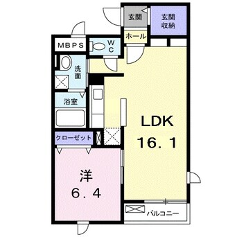 間取図 グランド　ヒル弐番館