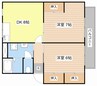 ダルニーハイツ 2DKの間取り