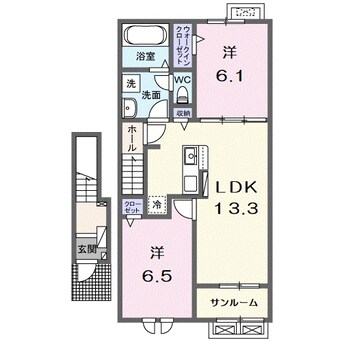 間取図 ボニート　ブローテ