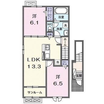 間取図 ボニート　ブローテ